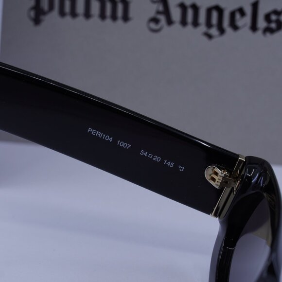 Palm Angels PERI104 NOAH 1007 Rectangle Sunglasses - Black/Grey - Picture 6 of 9